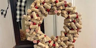 Cork Wreath class at The Vineyard at Hershey
