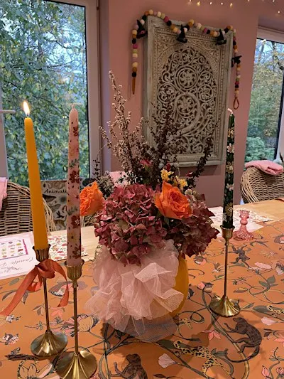 Autumn Candle Painting Evening