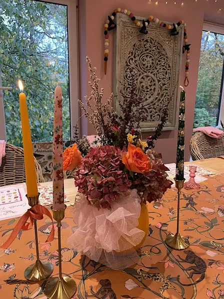Autumn Candle Painting Evening