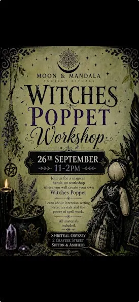 Witches poppet workshop