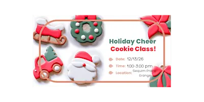 Get on Santa’s Sweet List at my Christmas Sugar Cookie Decorating Class!