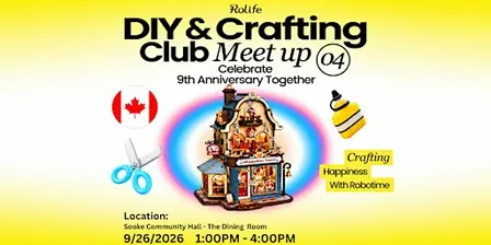 Robotime DIY & Crafting Club Meet Up - Let Your Imagination Run Wild