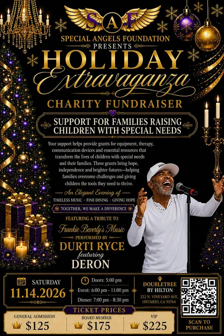 Special Angels Foundation Holiday Extravaganza Charity Fundraiser
