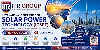 International Conference on Solar Power Technology(ICSPT)