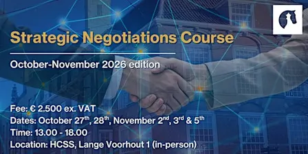 Strategic Negotiations Course October-November 2026