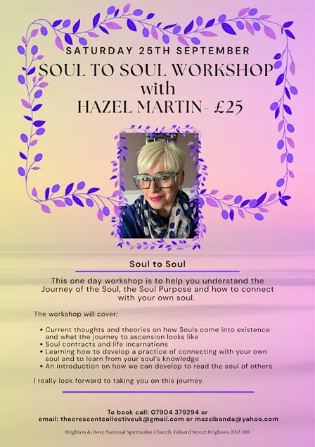 Soul to Soul Workshop with Hazel Martin