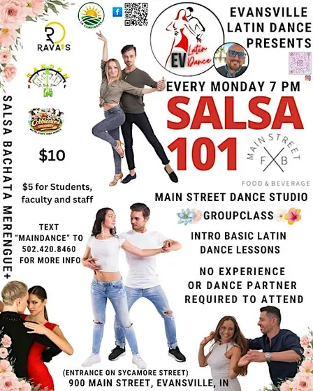Salsa 101: Intro Latin Dance Group Class -September
