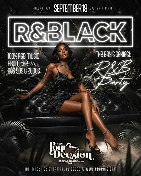 R&BLACK -- TAMPA BAY GREEK PICNIC OFFICIAL FRIDAY NIGHT PARTY!
