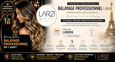 Formation Balayage Professionnel 1  Jour à Paris | LAR 21 Academy