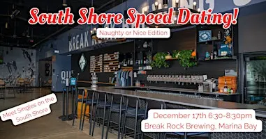 Naughty or Nice Edition, Speed Dating in Quincy! 1 drink included