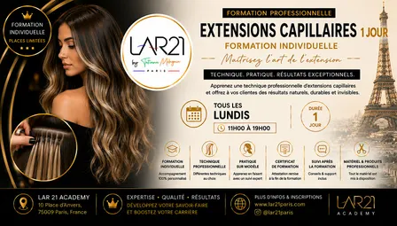 Formation Extensions Capillaires 1 Jour à Paris | LAR 21 Academy