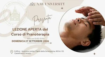CORSO DI PRANOTERAPIA: PARTECIPA GRATUITAMENTE A CASTELFRANCO VENETO
