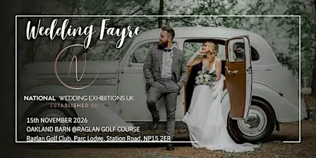 Wedding Fayre , Oaklands Barn @Raglan Golf Club, 15th Nov,Newley Renovated