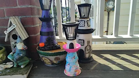 Beachy or Haunted Solar Lighthouse Sunday Class