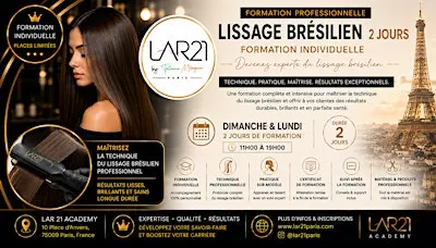 Formation Lissage Brésilien 2 Jours à Paris | LAR 21 Academy