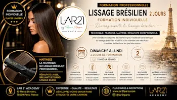 Formation Lissage Brésilien 2 Jours à Paris | LAR 21 Academy