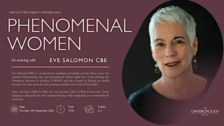 An Evening with Eve Salomon CBE