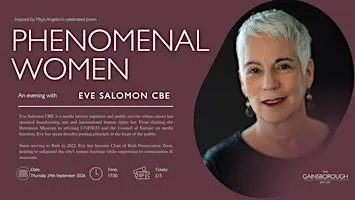An Evening with Eve Salomon CBE