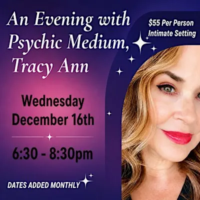 12/16 Psychic Medium, Tracy Ann at the Grey Goat