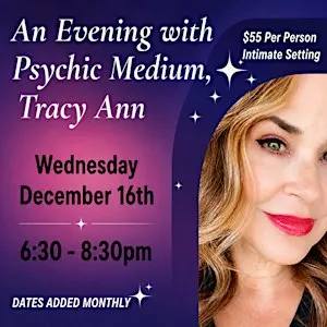 12/16 Psychic Medium, Tracy Ann at the Grey Goat