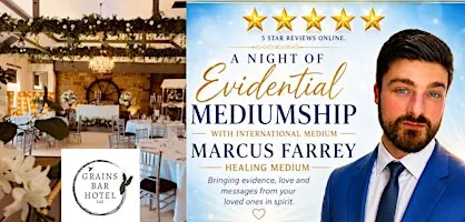 Marcus Farrey Healing Medium Presents A Night Of Mediumship