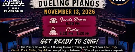 Rocking on the River -Dueling Pianos Party Cruise Aboard the Barbara Lee