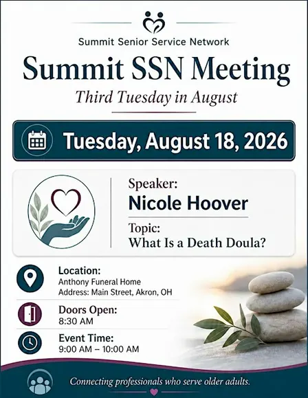 Summit Senior Service Network August Meeting