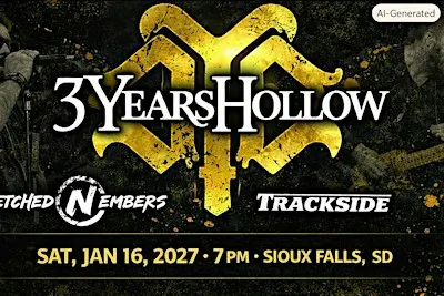 3 Years Hollow w/ Etched In Embers & Trackside at Bigs Bar Live