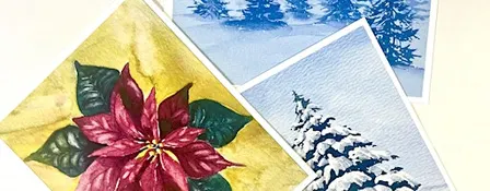 LAURIE’S WATERCOLOR HOLIDAY CARDS :Tuesday,Nov 10th , 6:00 – 8:30 pm