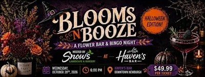 Blooms & Booze | Halloween Flower Bar Night
