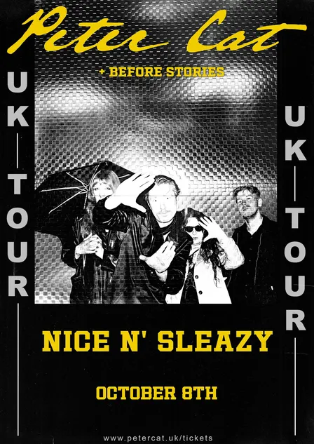 Peter Cat with Marceline & Before Stories at Nice N Sleazy, Glasgow