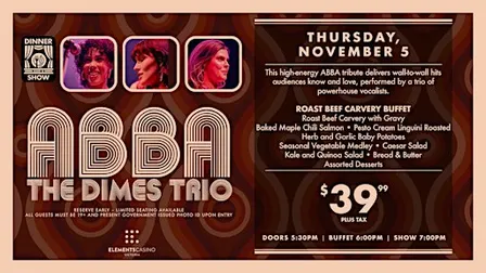 Dinner & A Show: ABBA Tribute starring The Dimes