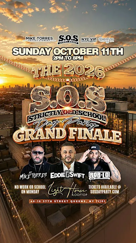 S.O.S Strictly Old School Day Party - 2026 Season Finale