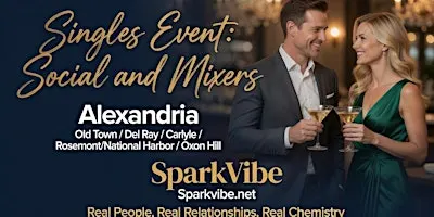 Singles Event & Mixer Ages 50+  Singles  in DMV Alexandria, VA