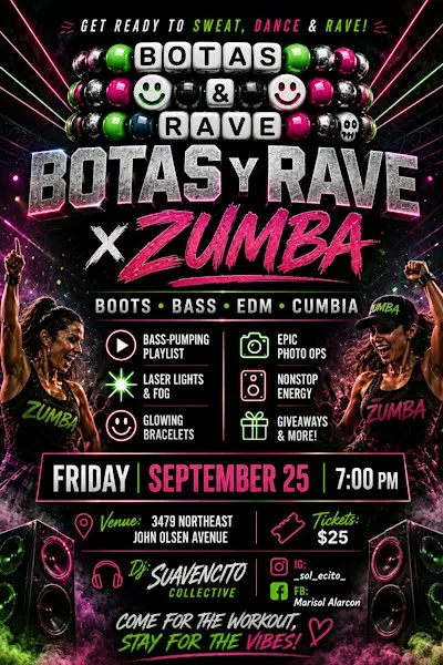 Botas Y Rave x Zumba