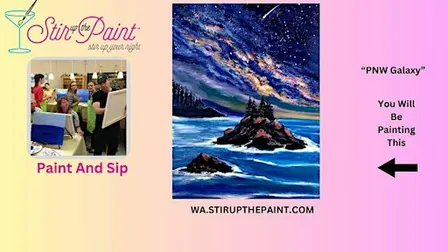 West Seattle Paint And Sip With Stir Up The Paint (Wine Included)