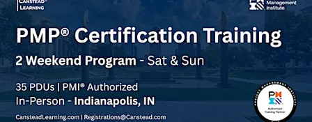 PMP® Exam Prep – 2-Weekend Certification Training (Indianapolis)