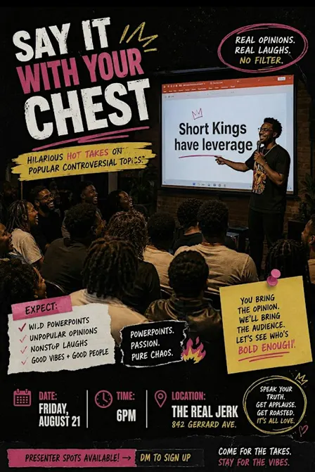 Say It With Your Chest.