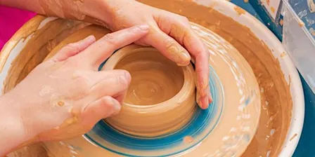 Pottery Wheel & Wine