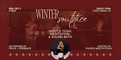 Winter Soulstice Meditation + Sound Bath Event 12/20