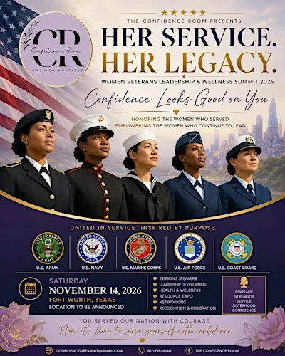 Her Service. Her Legacy: Women Veterans Leadership & Wellness Summit 2026