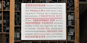 Introduction to Letterpress – Christmas class