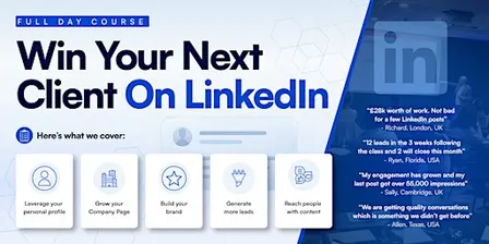 Win Clients on LinkedIn - Full Day Course - OXFORD Social Selling Training