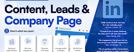 Content, Leads & Company Page (Half Day Course) - OXFORD