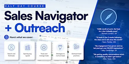 Sales Navigator & Outreach (Half Day Course) - BRIGHTON