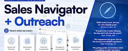 Sales Navigator & Outreach (Half Day Course) - HOUSTON