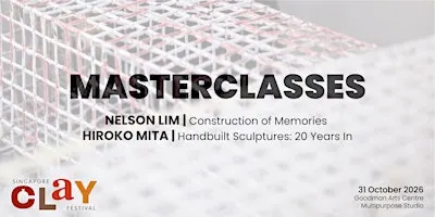 MASTERCLASSES Singapore Clay Festival '26