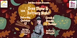 HALLOWEEN DRAG POTTERY AND PAINT NIGHT LIVE IN ST. THOMAS!