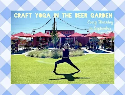 Craft Yoga in the Left Hand Beer Garden