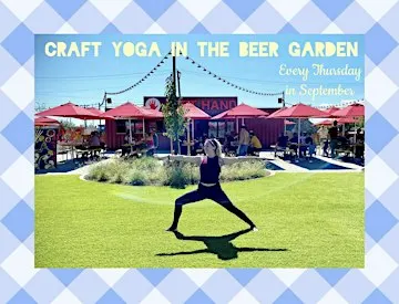 Craft Yoga in the Left Hand Beer Garden